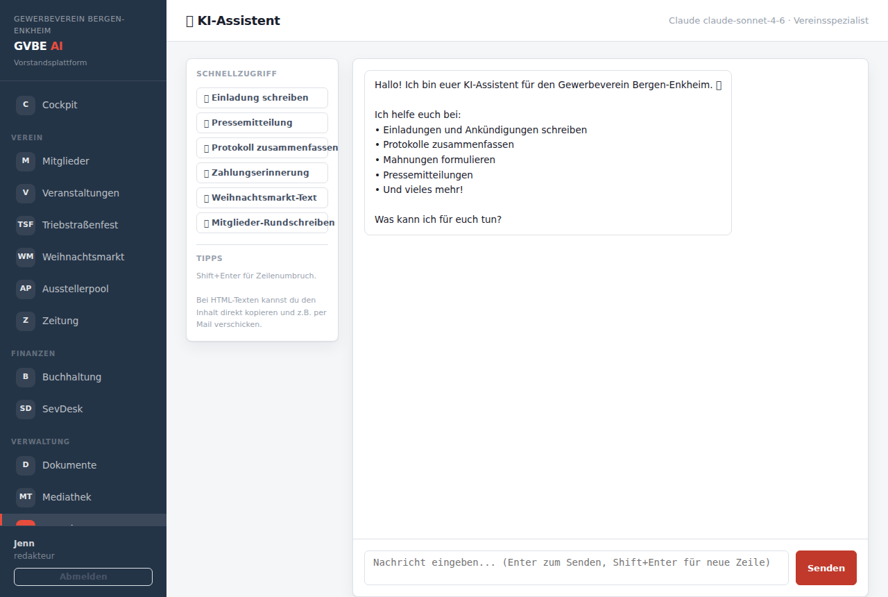 GVBE KI-Assistent
